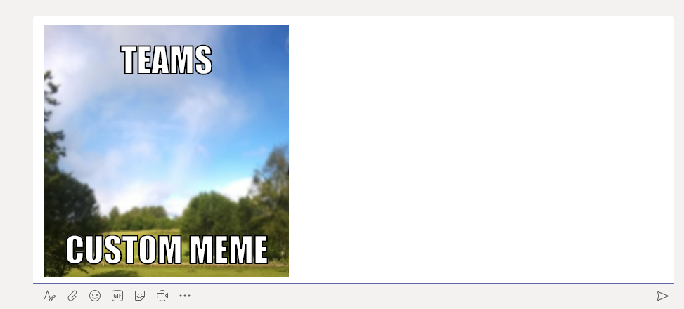 Now create your own memes on Microsoft Teams with meme generator